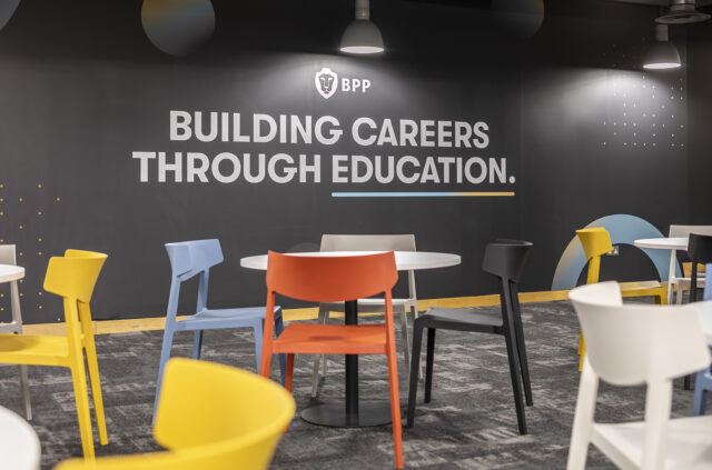 BPP campus tables and chairs