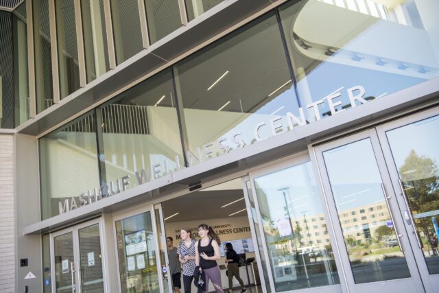 Mashouf Wellness Center entrance