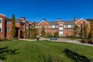 Campus building from the outside