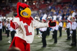 UoL mascot at Homecoming