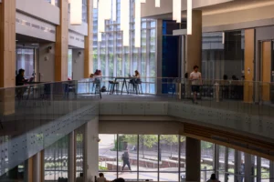 Mezzanine in campus building