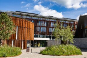 University of Winchester campus building from the outside