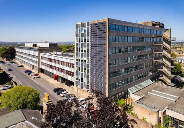 Exterior of Sighthill campus at Edinburgh Napier University, Scotland