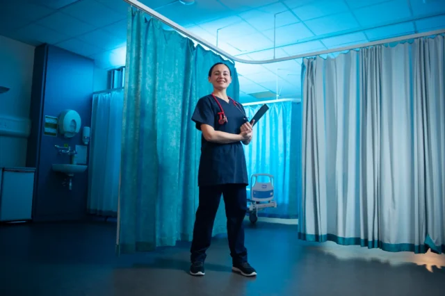 University nursing program training in realistic hospital environment