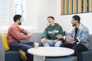 HSU Students Chatting