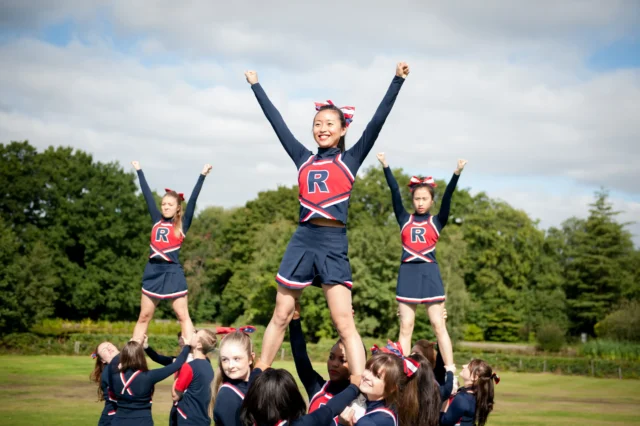 Roehampton cheerleaders