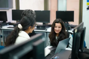 Students in computer lab