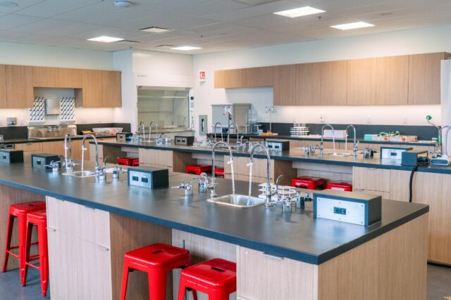 Coquitlam College science lab