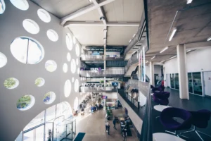 Internal view of Ravensbourne building