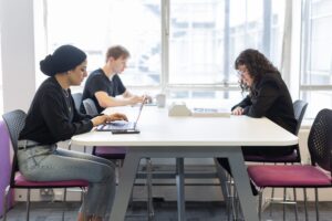 HSU London Students Studying