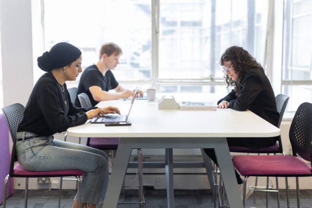 HSU London Students Studying