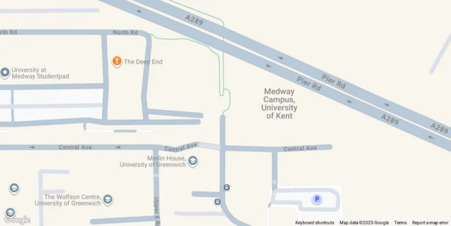 University of Kent Medway Campus Map