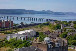 Tay Rail Bridge Dundee, iconic railway crossing in Scotland