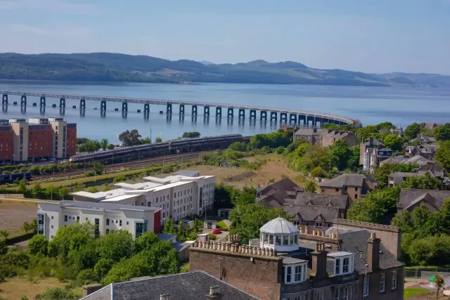 Tay Rail Bridge Dundee, iconic railway crossing in Scotland