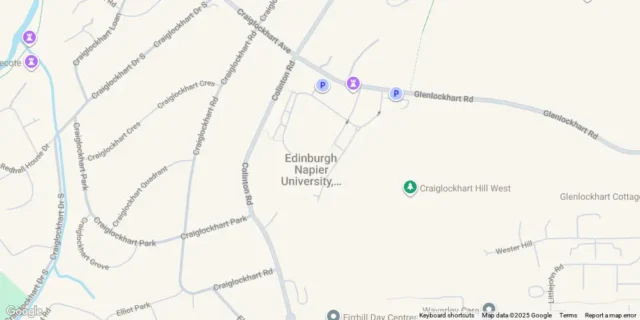 Craiglockhart Campus ENU map