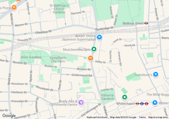Map of Whitechapel