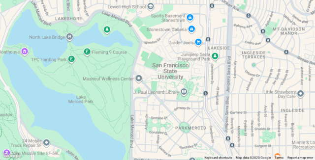 SFSU map