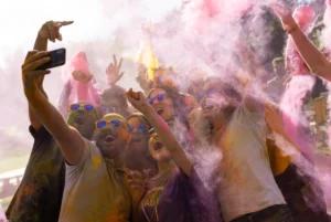 Student Experience Holi Festival