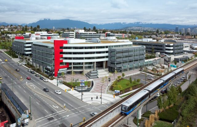 Coquitlam College Campus Aerial View