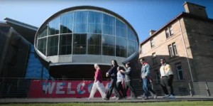 Students at Craiglockhart campus