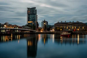Belfast at night