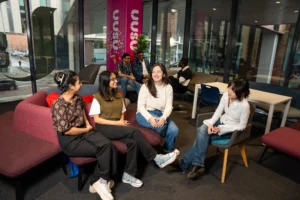 Students Chatting